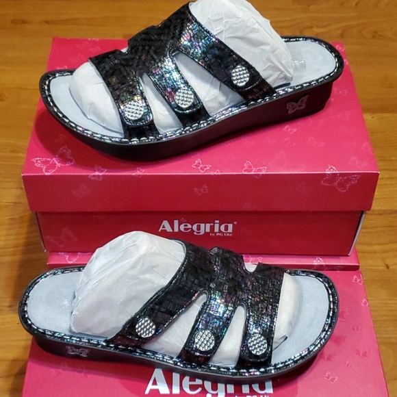 💥 New Alegria Dinah stone dazzle comfort sandals - Picture 2 of 7